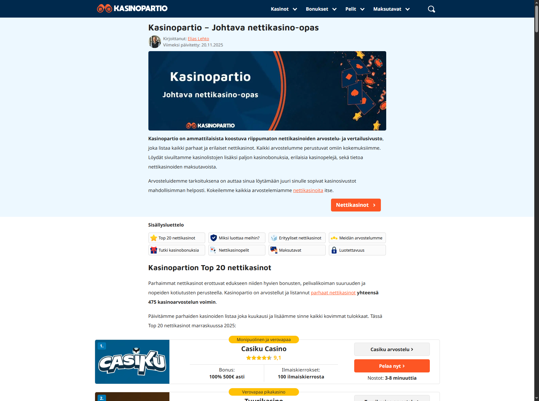 Kasinopartio.com